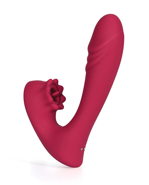 Lacy G-spot Vibrator W-tongue Licker