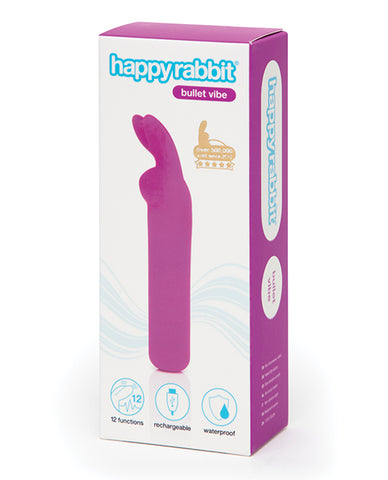 Happy Rabbit Rechargeable Bullet - Purple