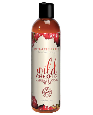 Intimate Earth Natural Flavors Glide - 60 Ml Wild Cherries