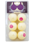 Boob Beer Pong Balls - Pack Of 6