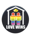 3 Inch Button Men - Love Wins