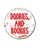 Doobies and Boobies Sticker - Pack of 3