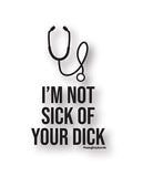 Sick Dick Naughty Sticker - Pack Of 3