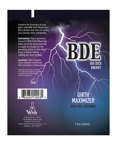 Bde Girth Maximizer - 1.5 Oz