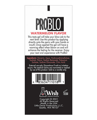 Problo Oral Pleasure Gel - Watermelon