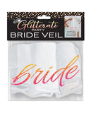 Glitterati Bride Veil - Rose Gold-white