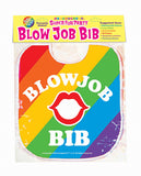 Blow Job Bib - Rainbow