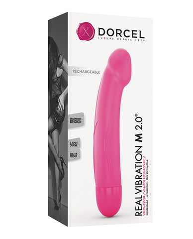 Dorcel Real Vibration M 8.6 Inch Rechargeable - Pink