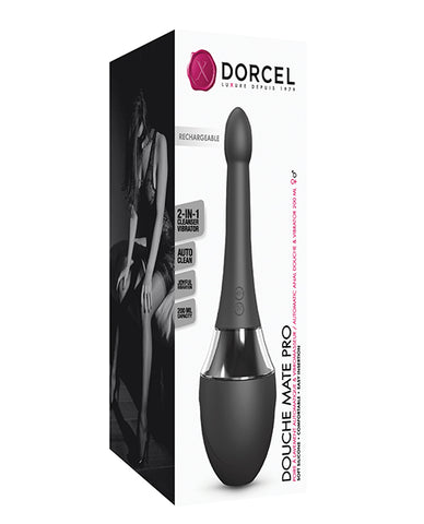 Dorcel Vibrating Douche Mate Pro - Black-silver