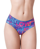 Mememe Love Graffiti Printed Slip Lg