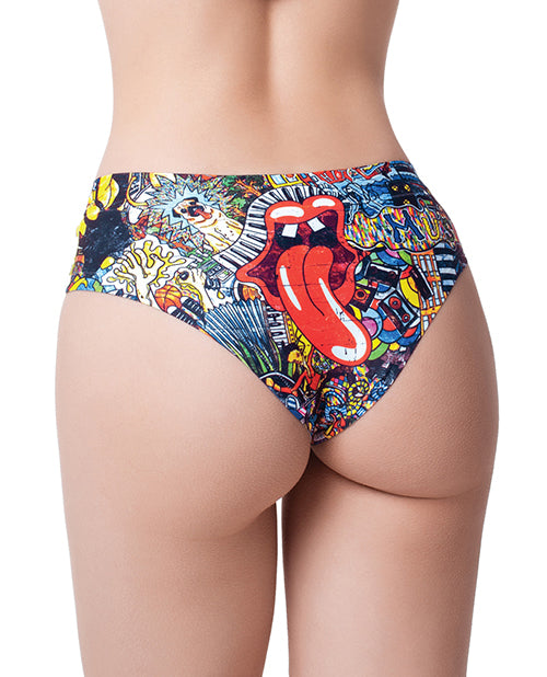 Mememe Psychotropical Trash Printed Slip Sm