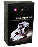 Mystim Pubic Enemy -2 Cock Cage - Clear