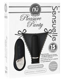 Nu Sensuelle Pleasure Panty Bullet W-remote Control 15 Functions - Black