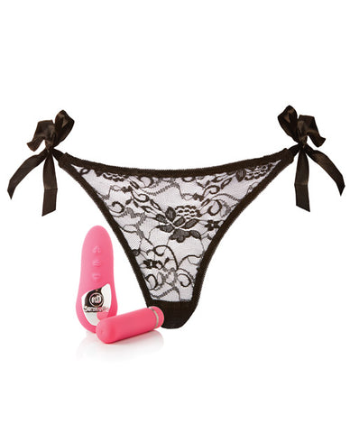 Nu Sensuelle Pleasure Panty Bullet W-remote Control 15 Function - Pink