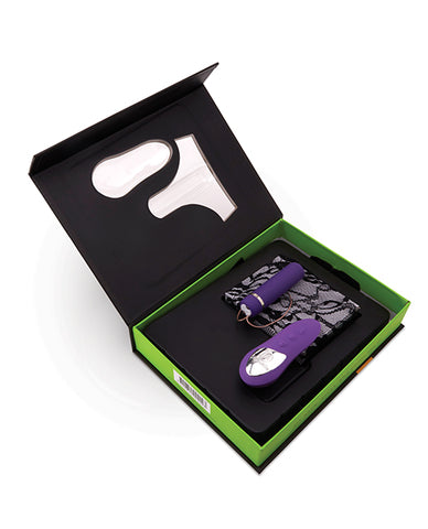 Nu Sensuelle Pleasure Panty Bullet W-remote Control 15 Function - Purple