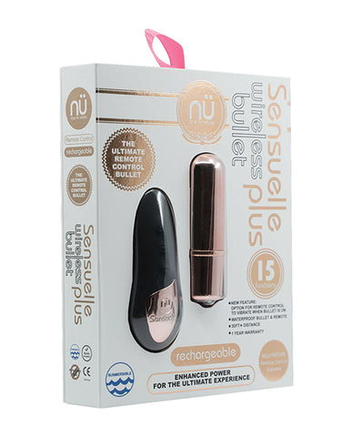 Nu Sensuelle Remote Control Wireless Bullet Plus - Rose Gold