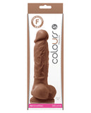 Colours Pleasures 5 Inch Dildo - Brown