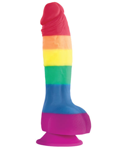 Colours Pride Edition 6 Inch Dong W-suction Cup