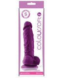 Coloursoft 5 Inch Silicone Soft Dildo - Purple