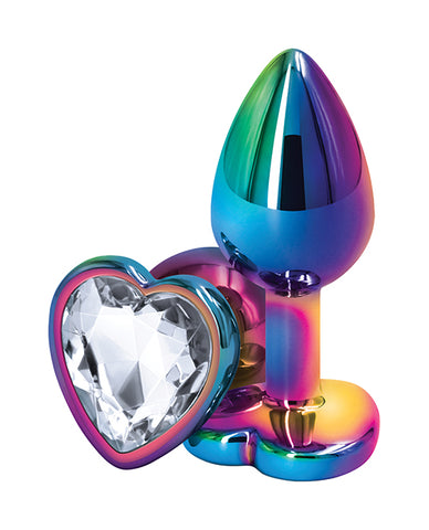 Rear Assets Multicolor Heart Small - Clear