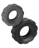 Hunky Junk Cog Ring 2 Size Double Pack - Tar & Stone Pack Of 2