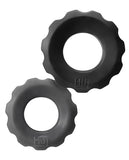 Hunky Junk Cog Ring 2 Size Double Pack - Tar & Stone Pack Of 2