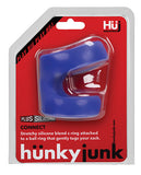 Hunky Junk Connect Cock Ring W-balltugger - Cobalt