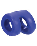 Hunky Junk Connect Cock Ring W-balltugger - Cobalt