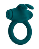 Playboy Pleasure Bunny Buzzer Cock Ring - Deep Teal