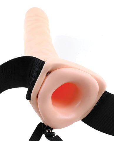 Fetish Fantasy Series 8 Inch Hollow Strap On - Flesh