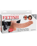 Fetish Fantasy Series 9 Inch Vibrating Hollow Strap On W-balls - Flesh