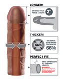 Fantasy X-tensions Mega 2 Inch Extension - Brown