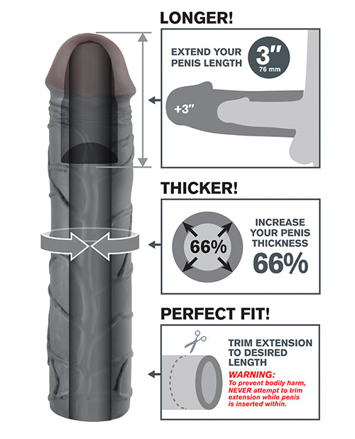 Fantasy X-tensions Mega 3 Inch Extension - Black