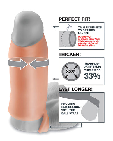 Fantasy X-tensions Real Feel Enhancer Xl - Flesh