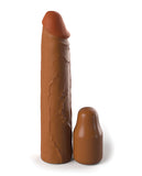 Fantasy X-tensions Elite 8 Inch Sleeve W-2 Inch Plug - Tan