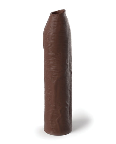 Fantasy X-tensions Elite Uncut 7 Inch Extension Sleeve - Brown