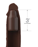 Fantasy X-tensions Elite 7 Inch Extension W-strap - Brown
