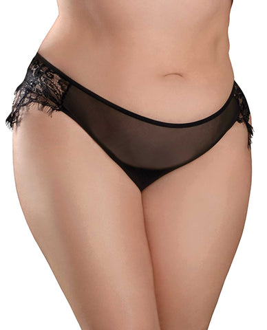 Hookup Panties Remote Princess Panty Black Xl-xxl