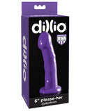 Dillio 6 Inch Please Her - Purple