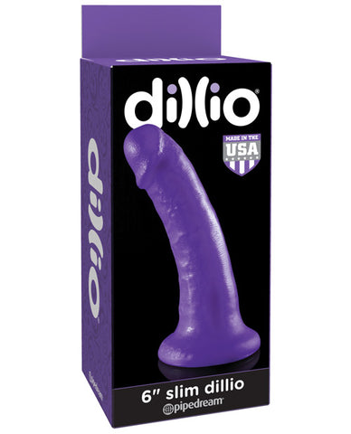 Dillio 6 Inch Slim Dillio - Purple