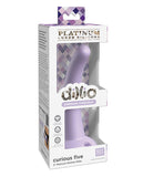 Dillio Platinum 5 Inch Curious Five Silicone Dildo - Purple