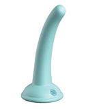 Dillio Platinum 5 Inch Curious Five Silicone Dildo - Teal