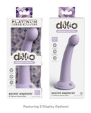 Dillio Platinum 6 Inch Secret Explorer Silicone Dildo - Purple