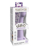 Dillio Platinum 6 Inch Secret Explorer Silicone Dildo - Purple