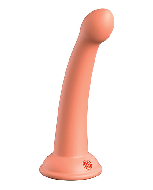 Dillio Platinum 6 Inch Secret Explorer Silicone Dildo - Peach