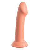 Dillio Platinum 6 Inch Big Hero Silicone Dildo - Peach