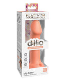 Dillio Platinum 6 Inch Big Hero Silicone Dildo - Peach