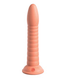 Dillio Platinum 7 Inch Wild Thing Silicone Dildo - Peach