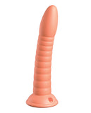 Dillio Platinum 7 Inch Wild Thing Silicone Dildo - Peach