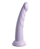 Dillio Platinum 7 Inch Slim Seven Silicone Dildo - Purple